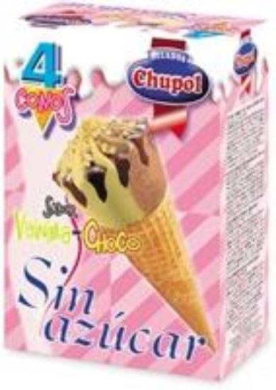 Foto de Conos sin Azúcares Añadidos. 4 und.