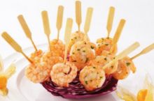 Foto de Langostino Piruleta Marinada