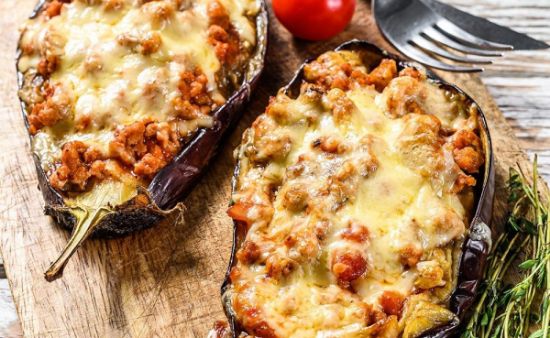 Foto de Berenjena Rellena de Carne SIN GLUTEN