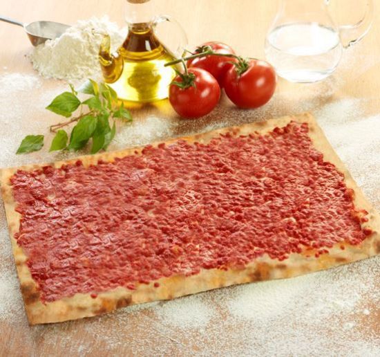 Foto de Base Pizza rectangular con tomate 26x38